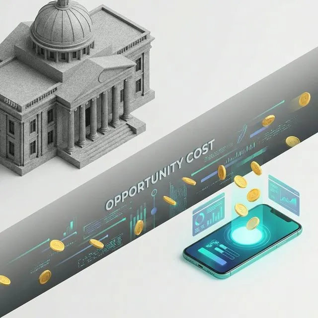 Brick-and-Mortar vs. Online Banks: The $2,400 Opportunity Cost of Choosing 'Local'