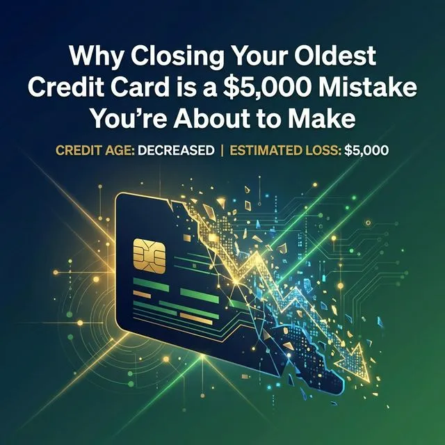 Why Closing Your Oldest Credit Card is a $5,000 Mistake You're About to Make