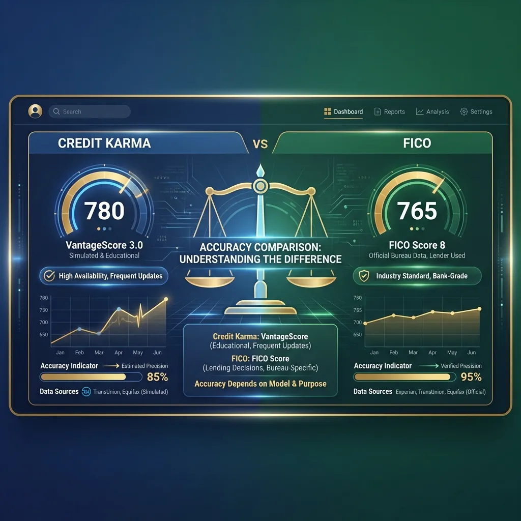 Is Credit Karma Accurate? Why Your 'Vantage' Score is Different from Your FICO