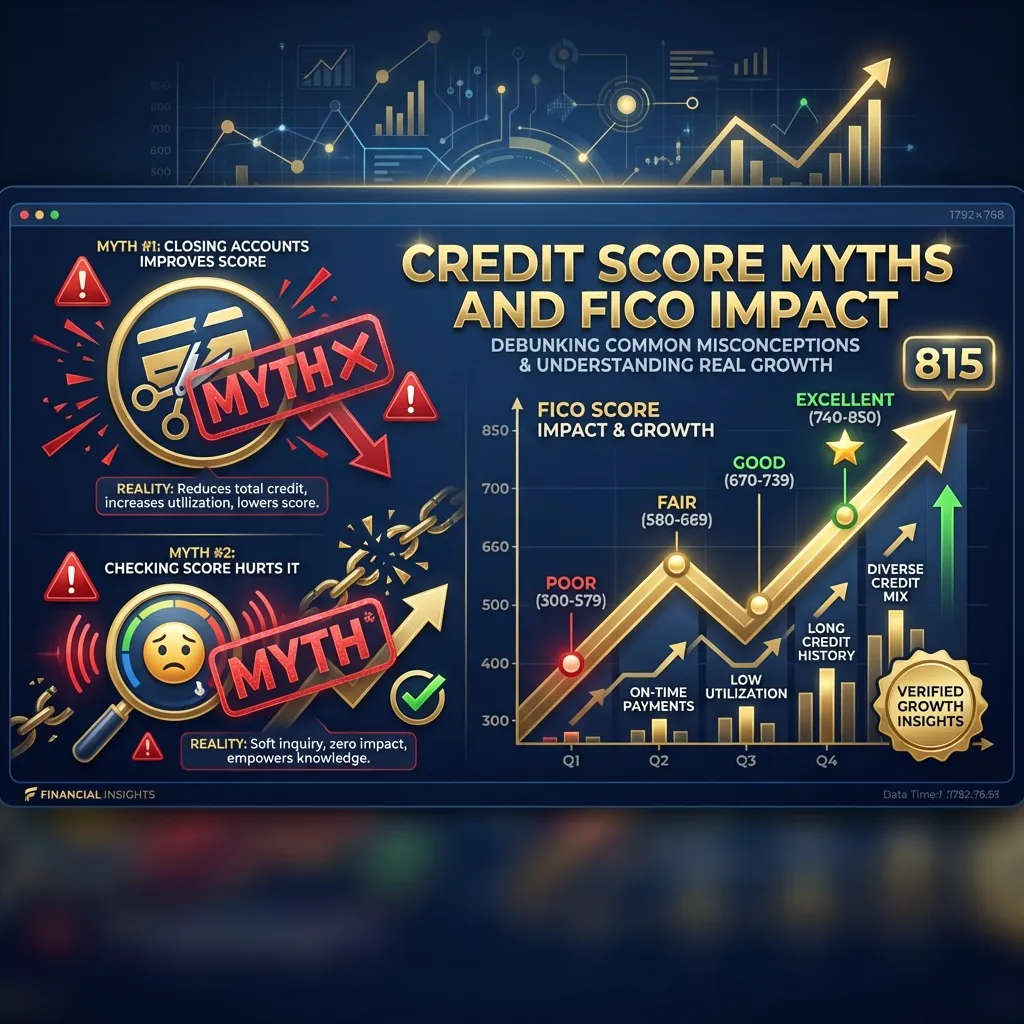 Credit Score Myths: What Actually Impacts Your FICO Score