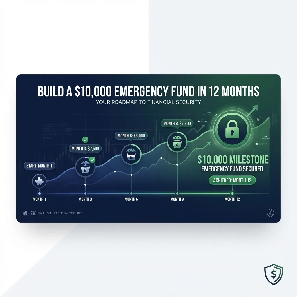How to Build a $10,000 Emergency Fund in 12 Months