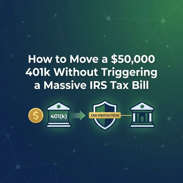 How to Move a $50,000 401k Without Triggering a Massive IRS Tax Bill