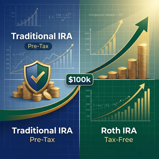Traditional IRA vs. Roth IRA for $100k Earners: The Math Verdict