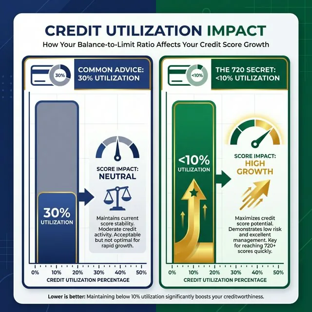 Credit Utilization Impact 10 Percent Rule