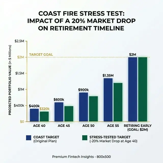 Coast FIRE Stress Test Trajectory