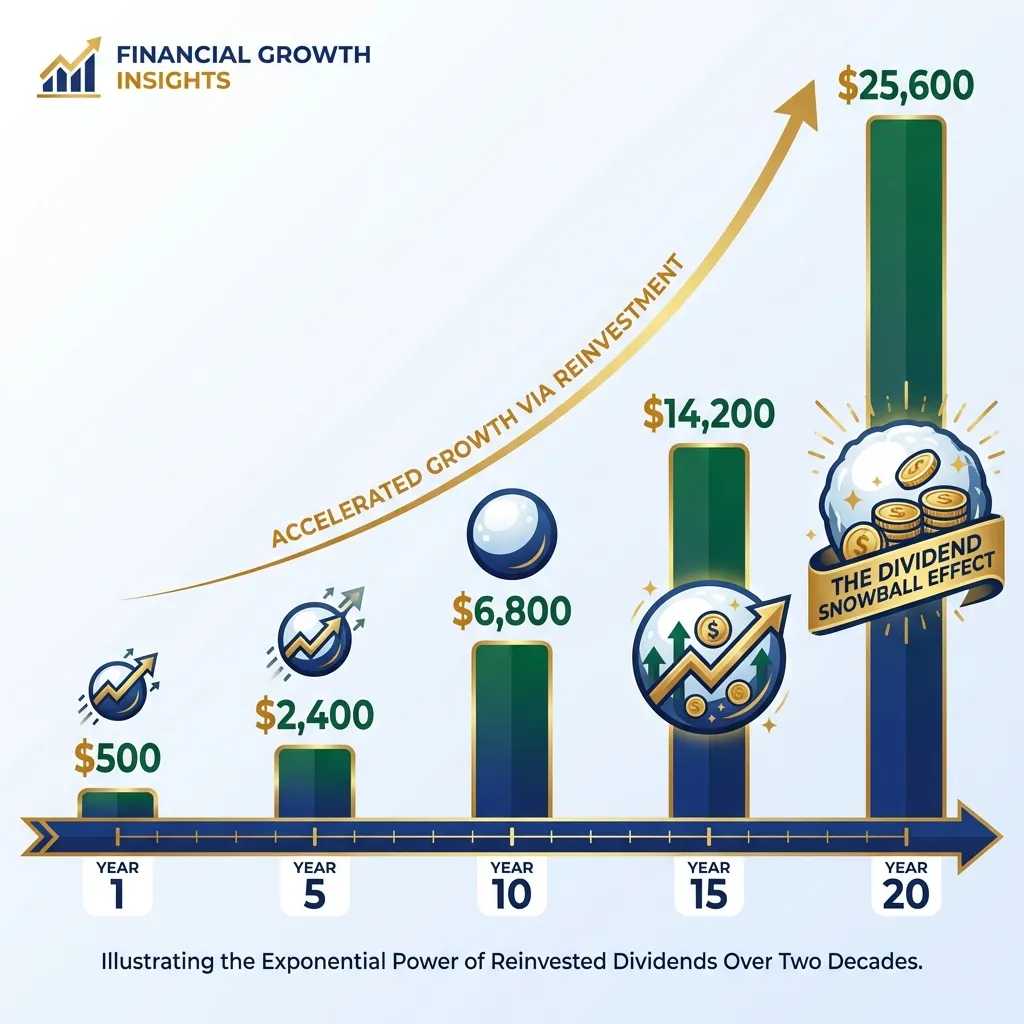 Dividend Snowball Effect Timeline