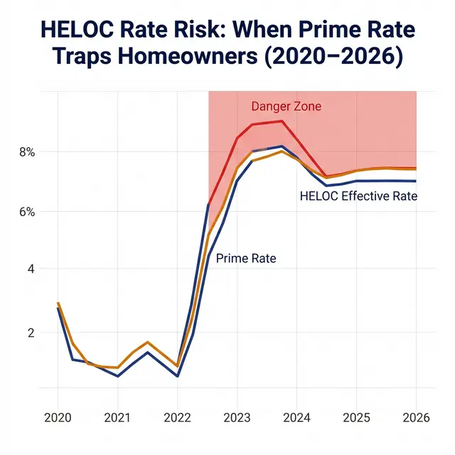 HELOC Rate Risk: When Prime Rate Traps Homeowners (2020-2026)