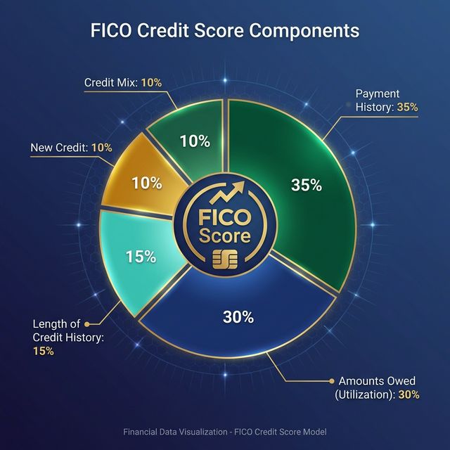 Credit score components chart