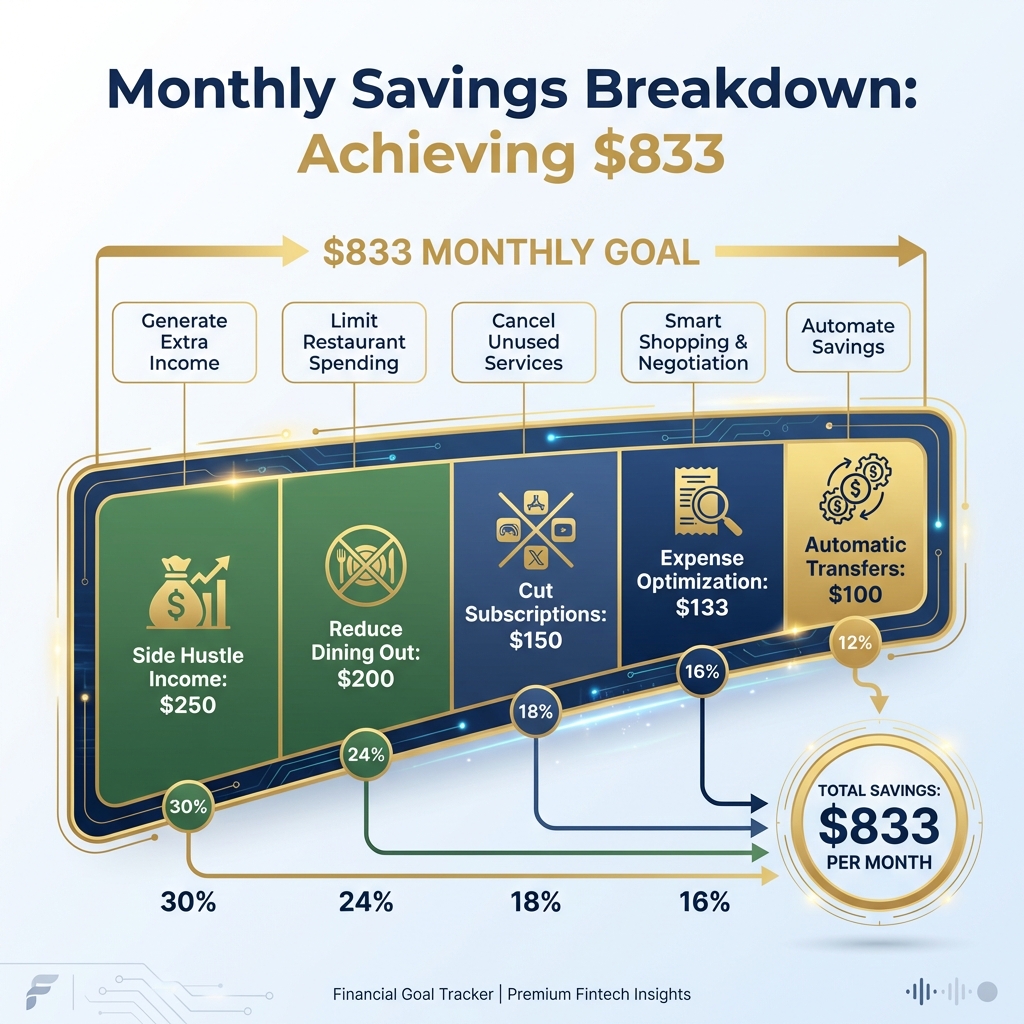 Monthly Savings Breakdown