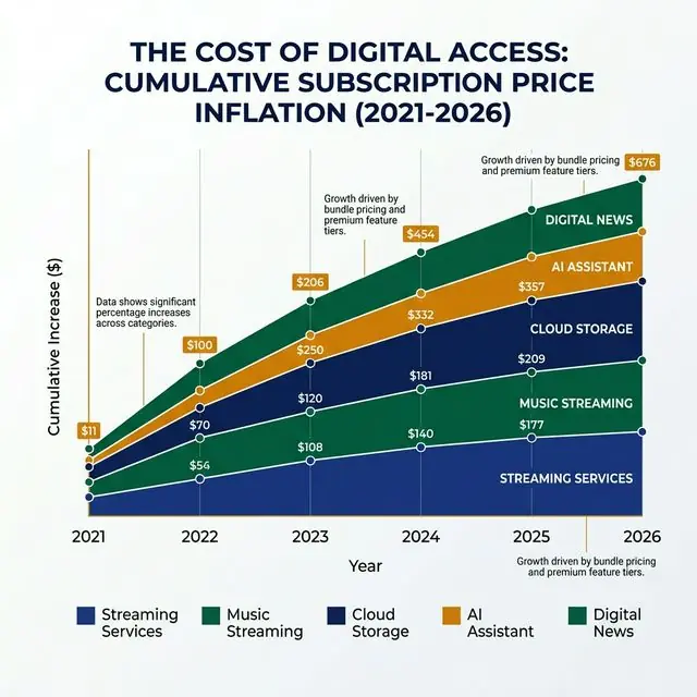 The Cumulative Cost of Digital Access