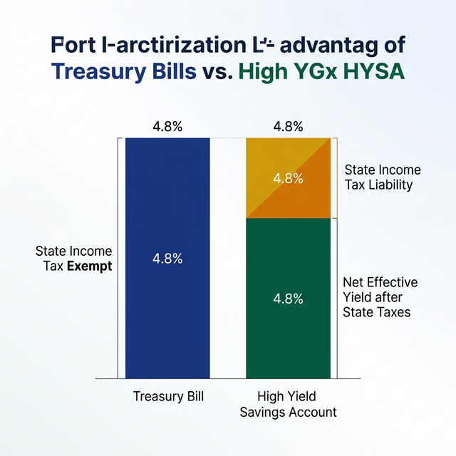 T-Bills vs High Yield Savings Account State Tax Advantage